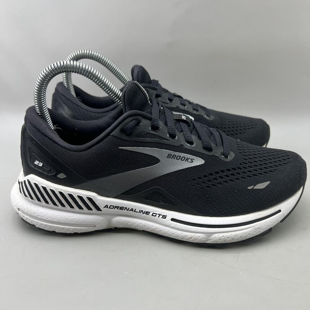 Brooks Adrenaline GTS Black White Athletic Shoes